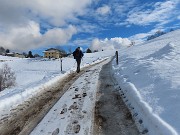 MONTE VACCAREGGIO (raggiunta quota 1430 m) da Malg (1078 m) di Dossena – 30genn26 - FOTOGALLERY